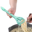 fouet à main et pince de cuisine 2 en 1 -Vert