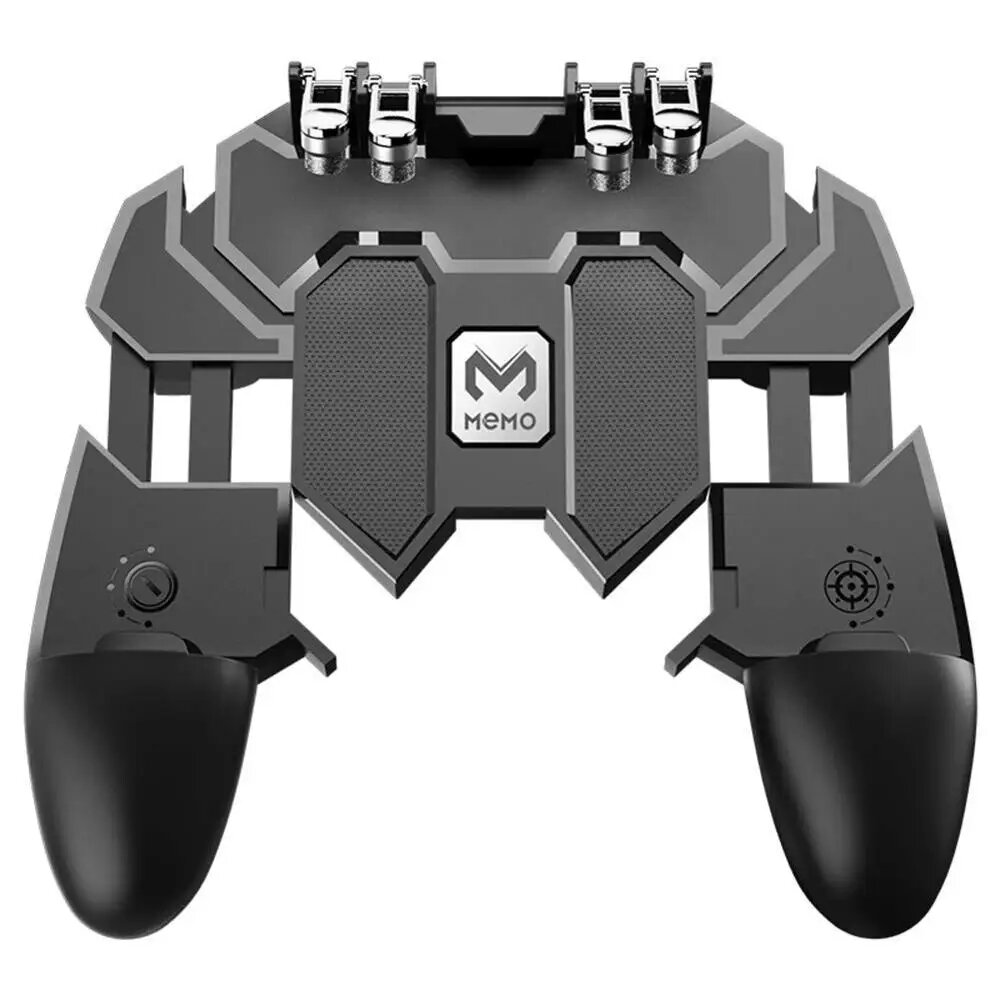 Memo manette de jeu pour téléphone portable avec support réglable et 4 déclencheurs 