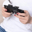 Memo manette de jeu pour téléphone portable avec support réglable et 4 déclencheurs 