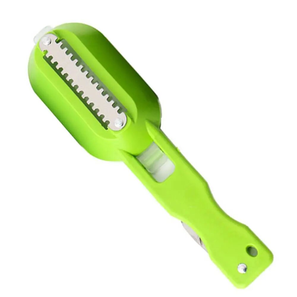 Grattoir à écailles de poisson en plastique-Vert