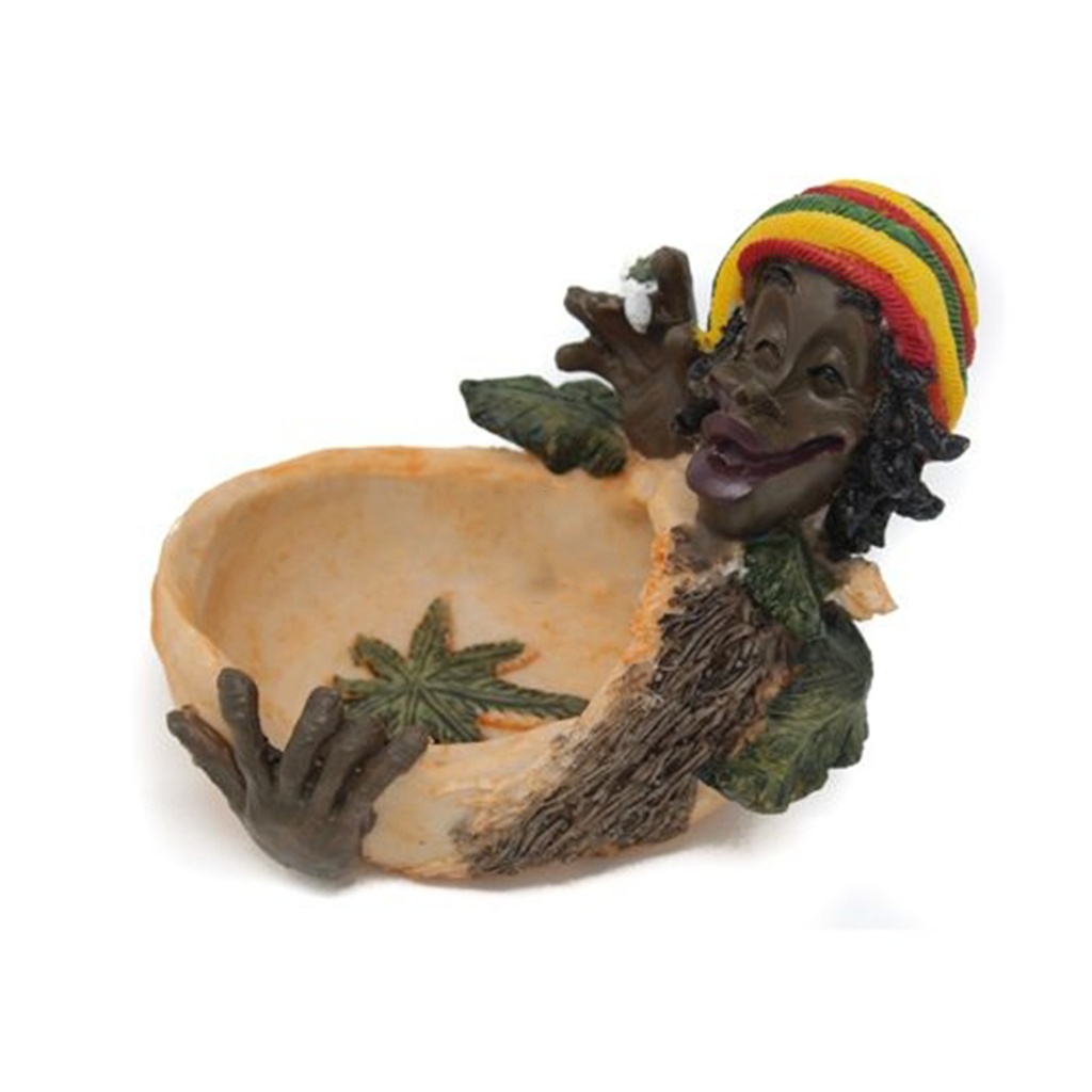 Cendrier Jamaïcain en Résine motif Noix de coco