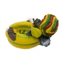 Cendrier jamaïcain en résine Motif Banane