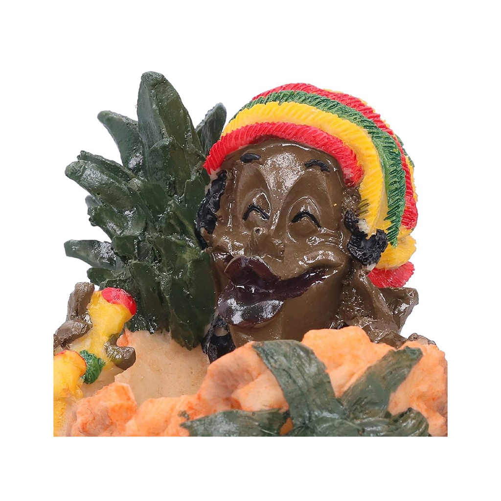 Cendrier Jamaïcain en Résine motif Ananas