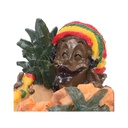 Cendrier Jamaïcain en Résine motif Ananas