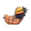 Cendrier Jamaïcain en Résine motif Ananas