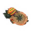 Cendrier Jamaïcain en Résine motif Ananas