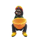 Cendrier Jamaïcain en Résine motif Orange 