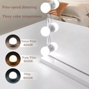 Kit D'éclairage de miroir 10 Ampoulées LED avec ventouse 5M