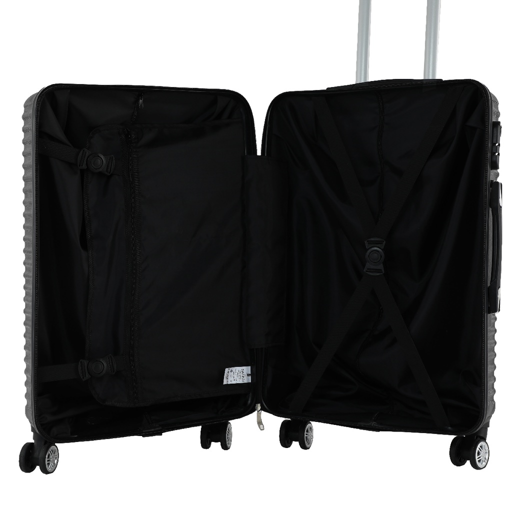 SAFARI petite Valise Incassable en ABS-Noir