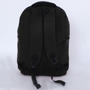 FASHION sac à dos en Toile avec 2 compartiments-Noir