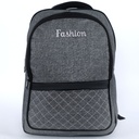 FASHION sac à dos en Toile avec 2 compartiments-Gris