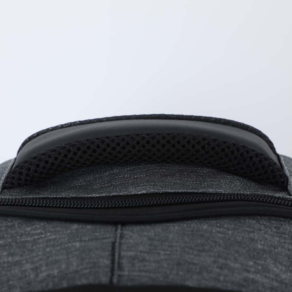 FASHION sac à dos en Toile avec 2 compartiments-Gris