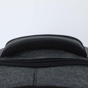 FASHION sac à dos en Toile avec 2 compartiments-Gris