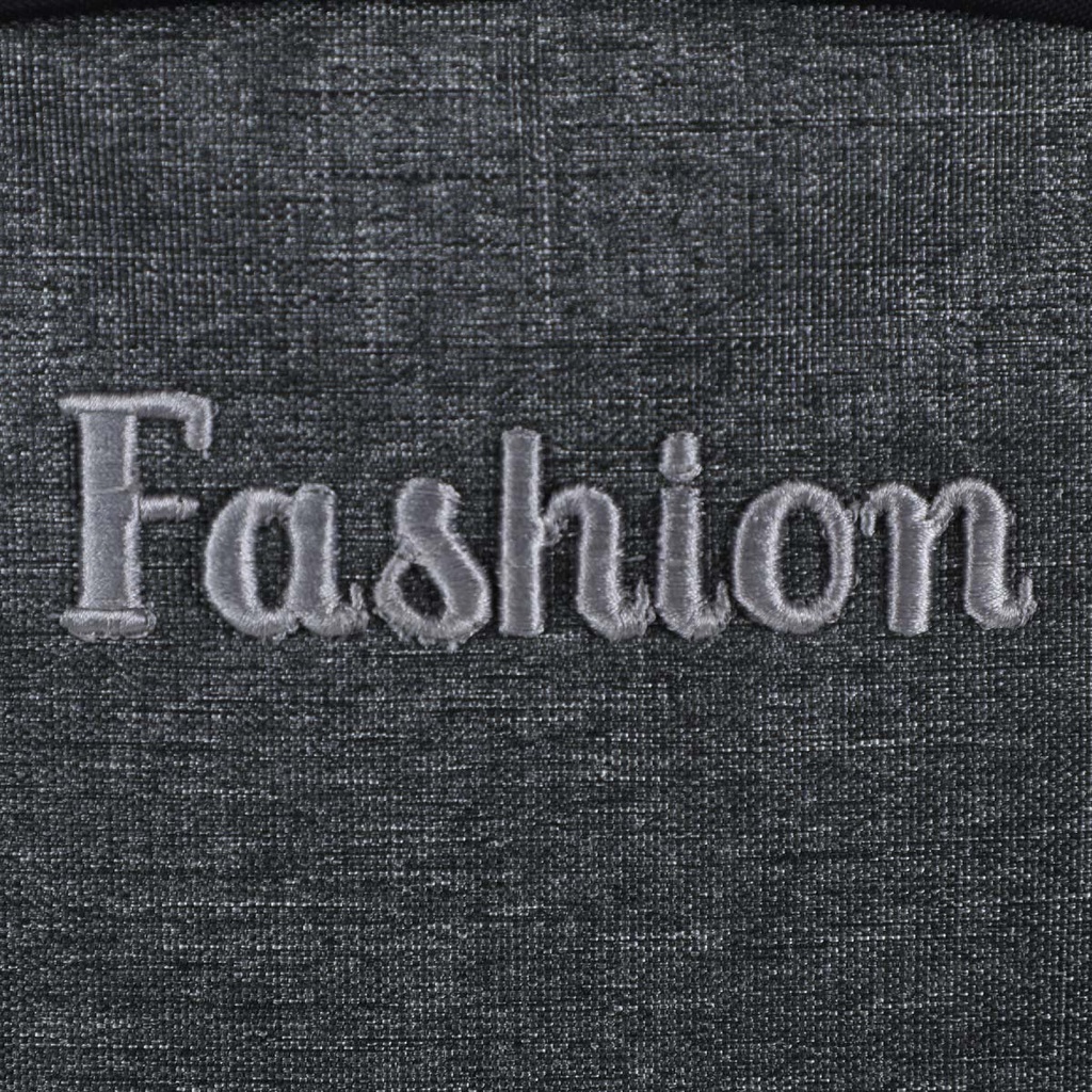 FASHION sac à dos en Toile avec 2 compartiments-Gris