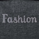 FASHION sac à dos en Toile avec 2 compartiments-Gris