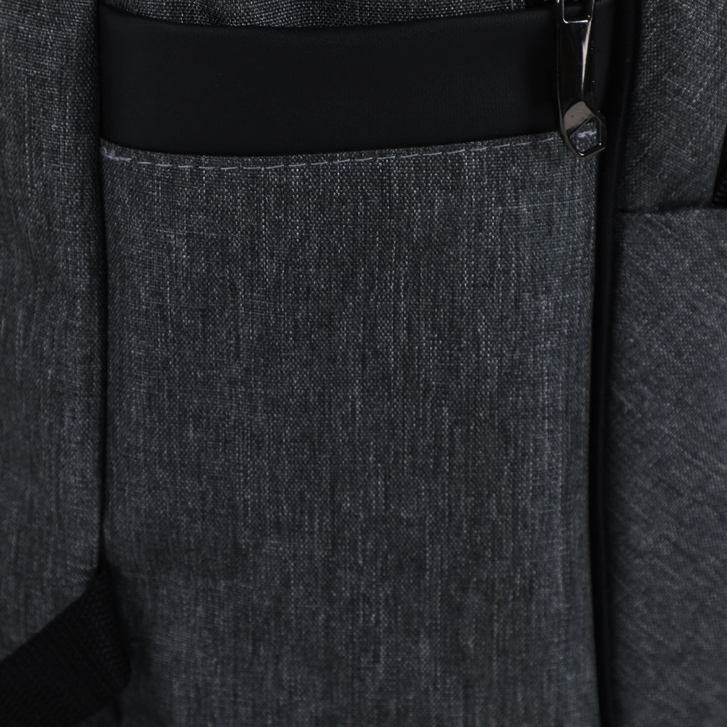 FASHION sac à dos en Toile avec 2 compartiments-Gris