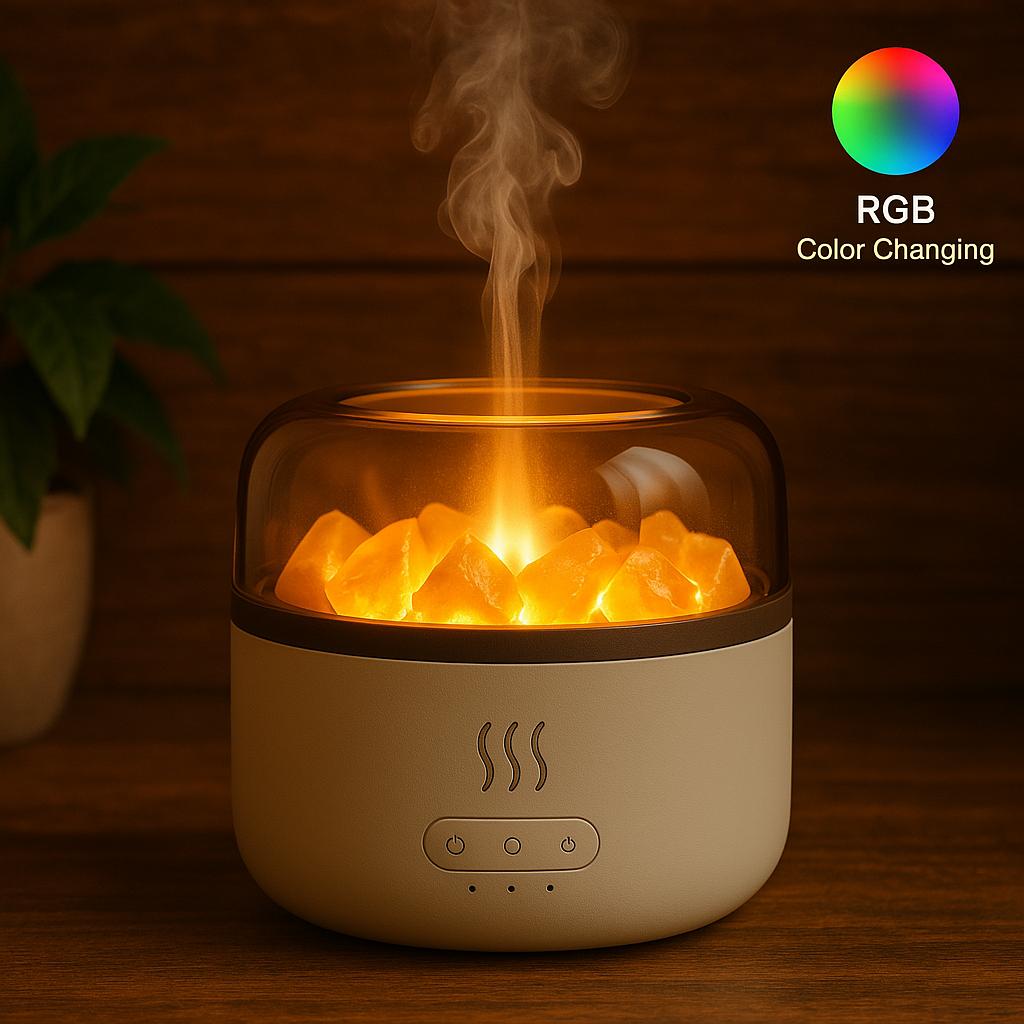 Diffuseur d'Arômes avec Éclairage RGB et Cristaux 300 ml