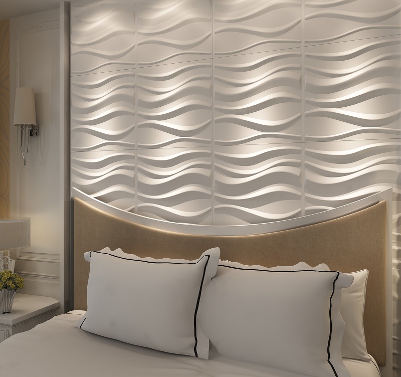 Lot de 24 Panneaux mural 3D en PVC 6m² Motif A