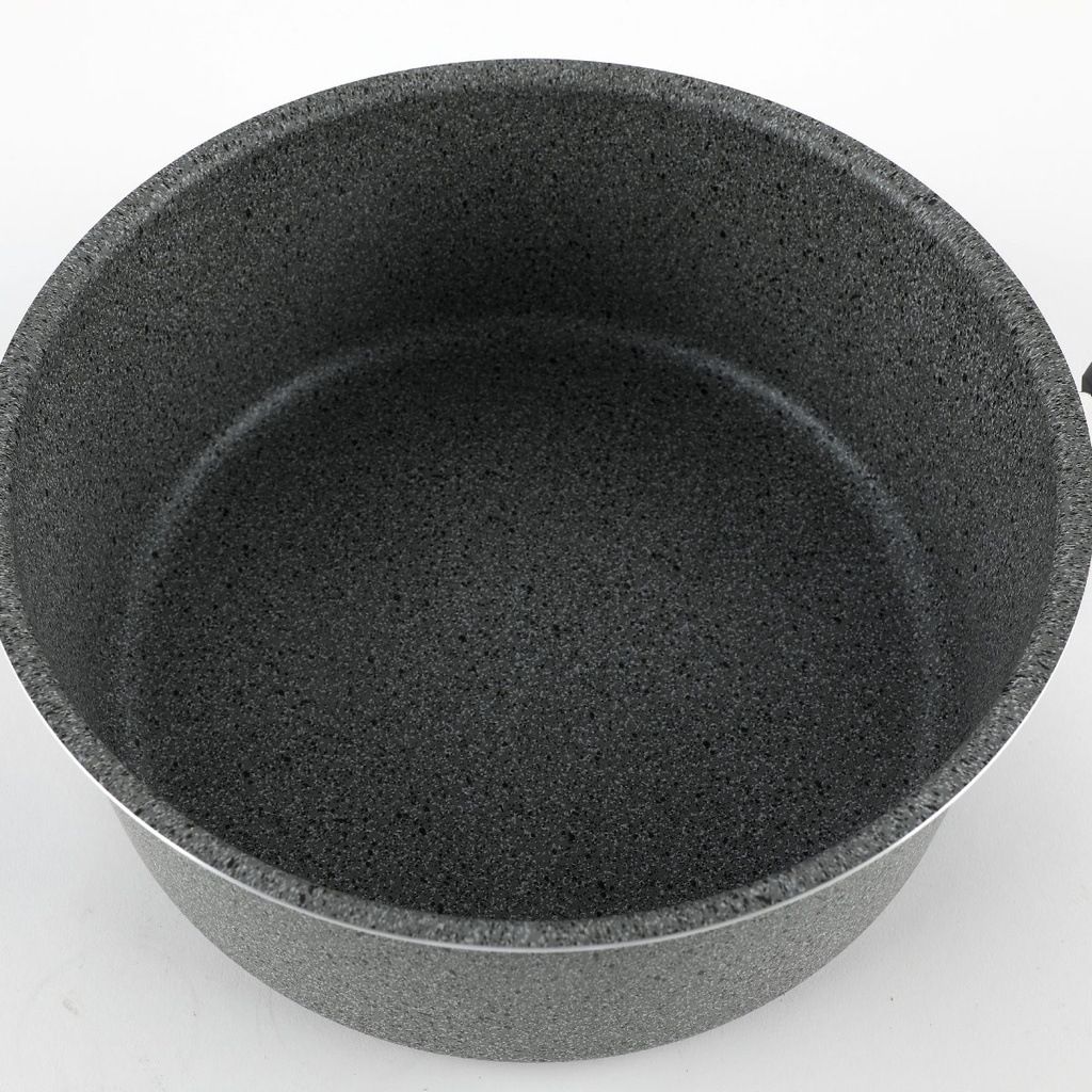 WINOX Faitout granite gris 28 cm avec couvercle