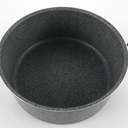 WINOX Faitout granite gris 28 cm avec couvercle