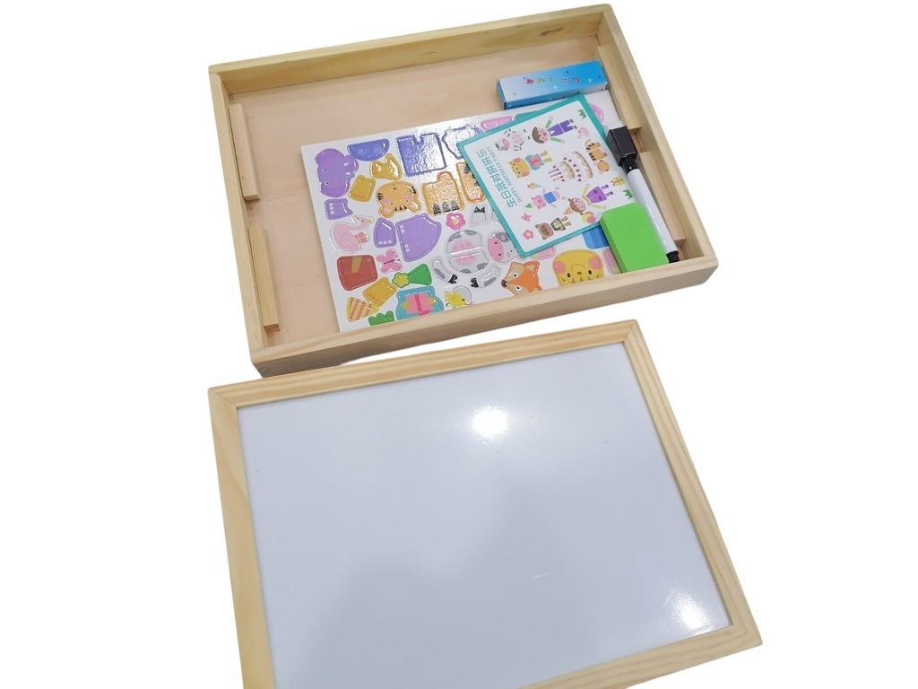 Tableau Magnétique Éducatif 3 en 1 Avec Puzzle 