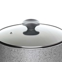 WINOX Faitout granite gris 26 cm avec couvercle