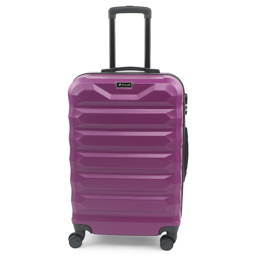 Série de 3 valises en ABS incassable - TRAVEL (ROCK)
