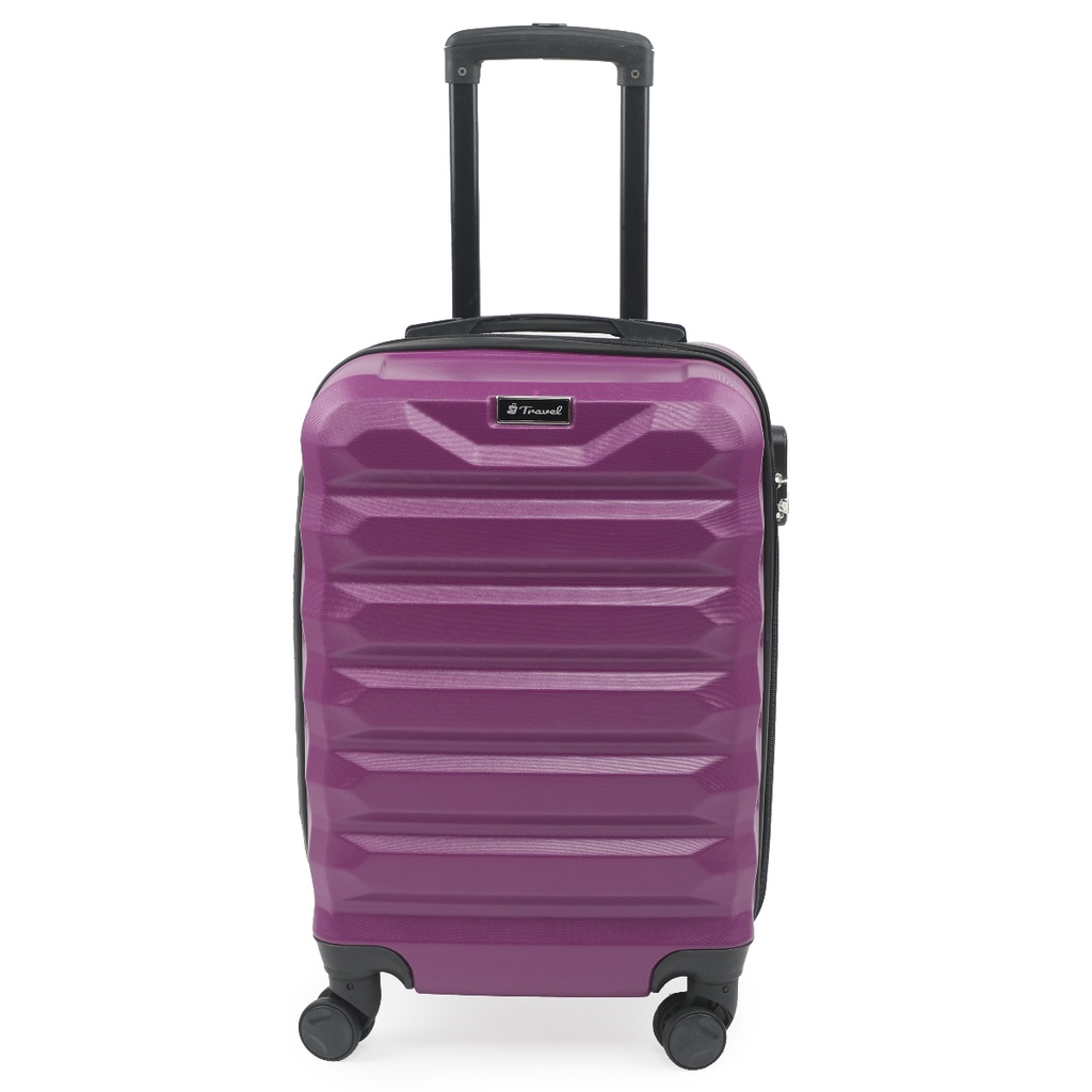 Série de 3 valises en ABS incassable - TRAVEL (ROCK)