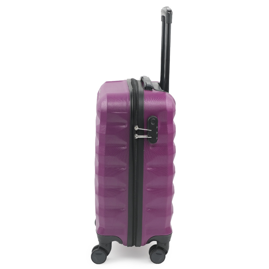 Série de 3 valises en ABS incassable - TRAVEL (ROCK)
