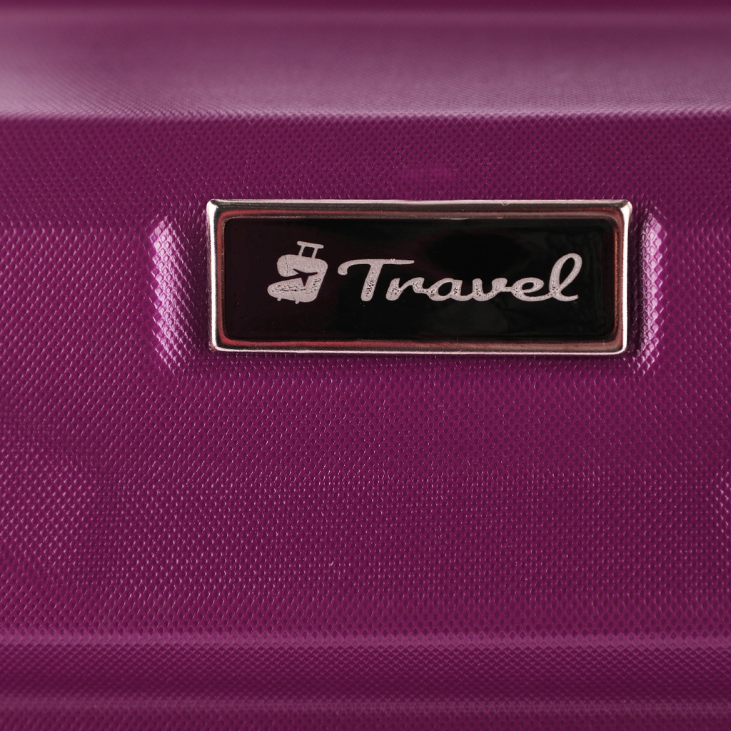 Série de 3 valises en ABS incassable - TRAVEL (ROCK)