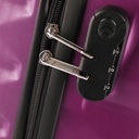 Série de 3 valises en ABS incassable - TRAVEL (ROCK)