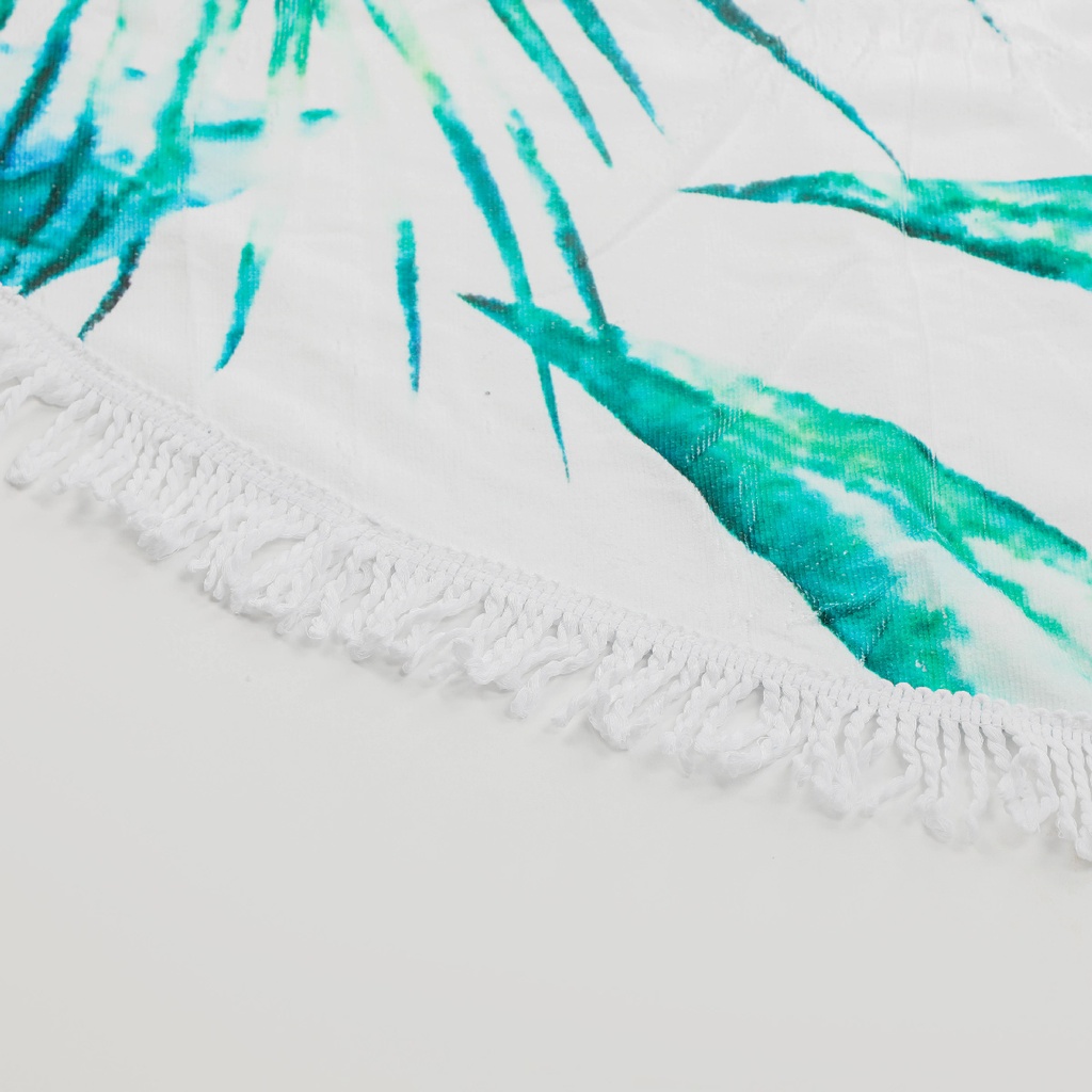 Tapis de plage imprimé rond Motif 8