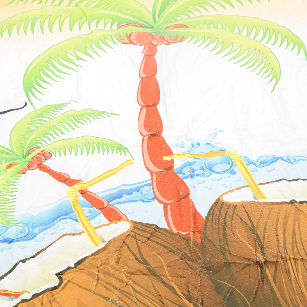 Tapis de plage imprimé rond Motif 4
