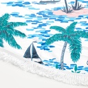 Tapis de plage imprimé rond Motif 3