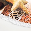 Tapis de plage imprimé rond Motif 1