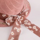 Chapeau de plage pour femme oval-Rose