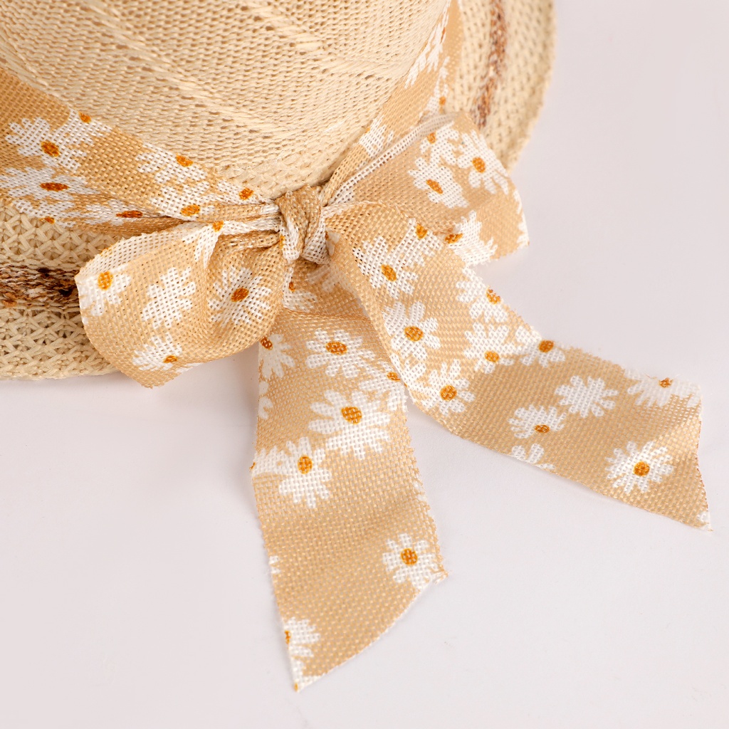 Chapeau de plage ovale pour femme Beige