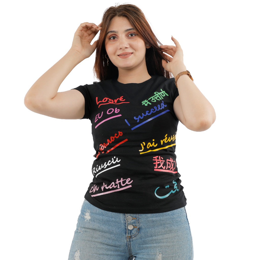 T-shirt femme Djaaf-Noir-XL