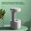 Diffuseur Humidificateur Anti Gravité avec Ecran LED En Forme De Goutte D'eau 600 Ml 