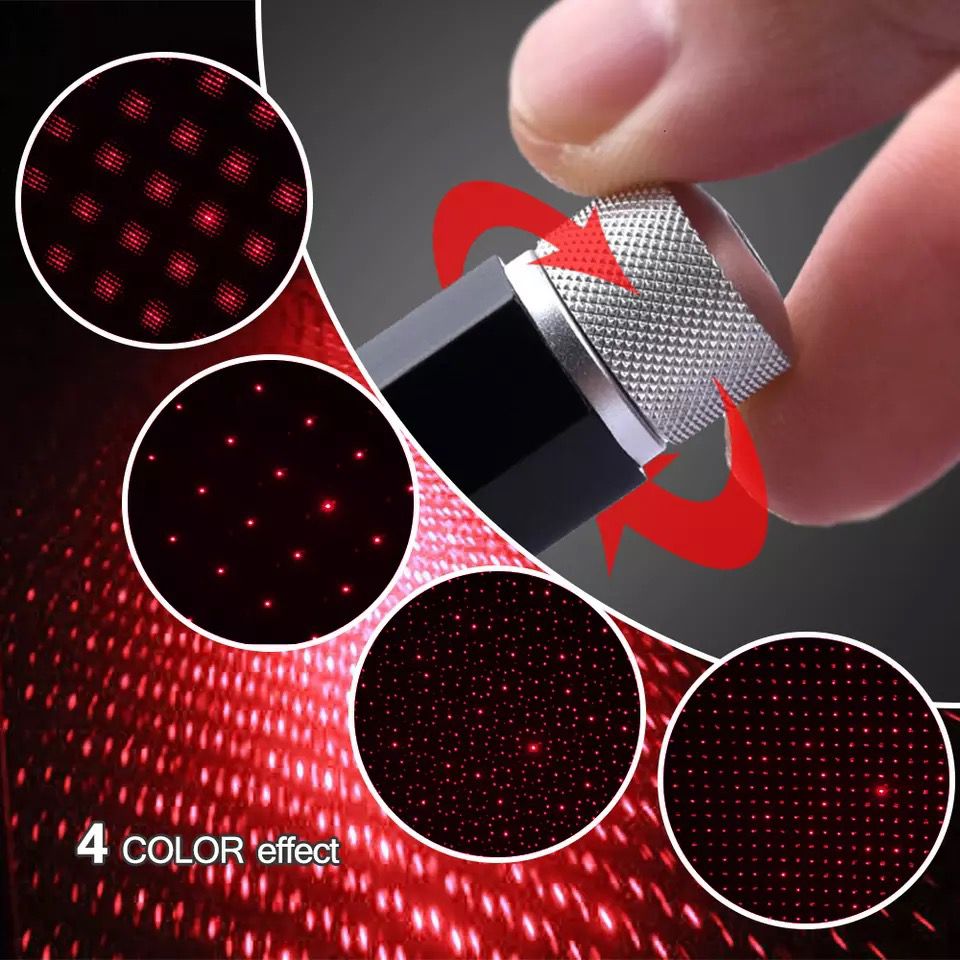 Lampe de projection d'étoiles décoration Laser USB