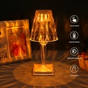 Lampe de Table LED en Acrylique RGB Tactile & Télécommande
