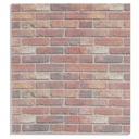Panneau Mural Motif Briques Rouges- Anti-Humidité 3D - 77 x 70 cm