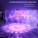 Lampe de Table LED en Acrylique RGB Tactile & Télécommande