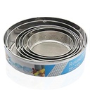 Ensemble de passoire ronde en acier inoxydable - 6 pièces