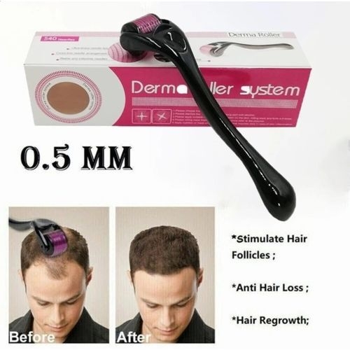 Rouleau de Massage et Soin Derma Roller pour Visage 0.5 mm 