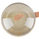 Winox Sauteuse Avec Couvercle Série Bronzo - Ø 24 Cm - Super Résistante - 7 Couches