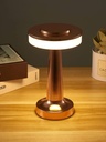 Lampe de Table Portable en Bronze Avec Tactile