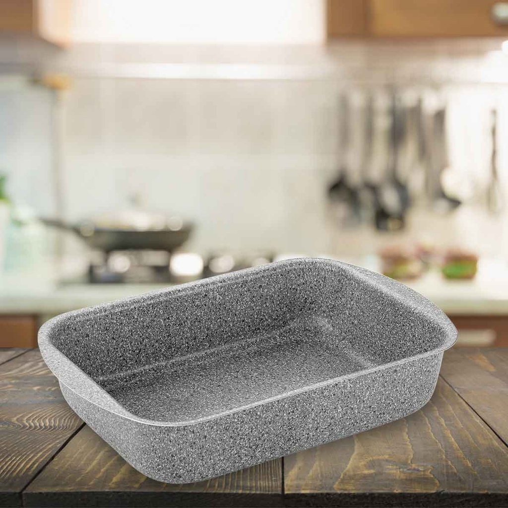 Winox moule à gâteau rectangulaire GRANITE - 30*22 cm - super résistante - 7 couches