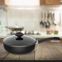 Winox sauteuse avec couvercle DIAMOND - 24 cm - résistance extrême - 7 couches