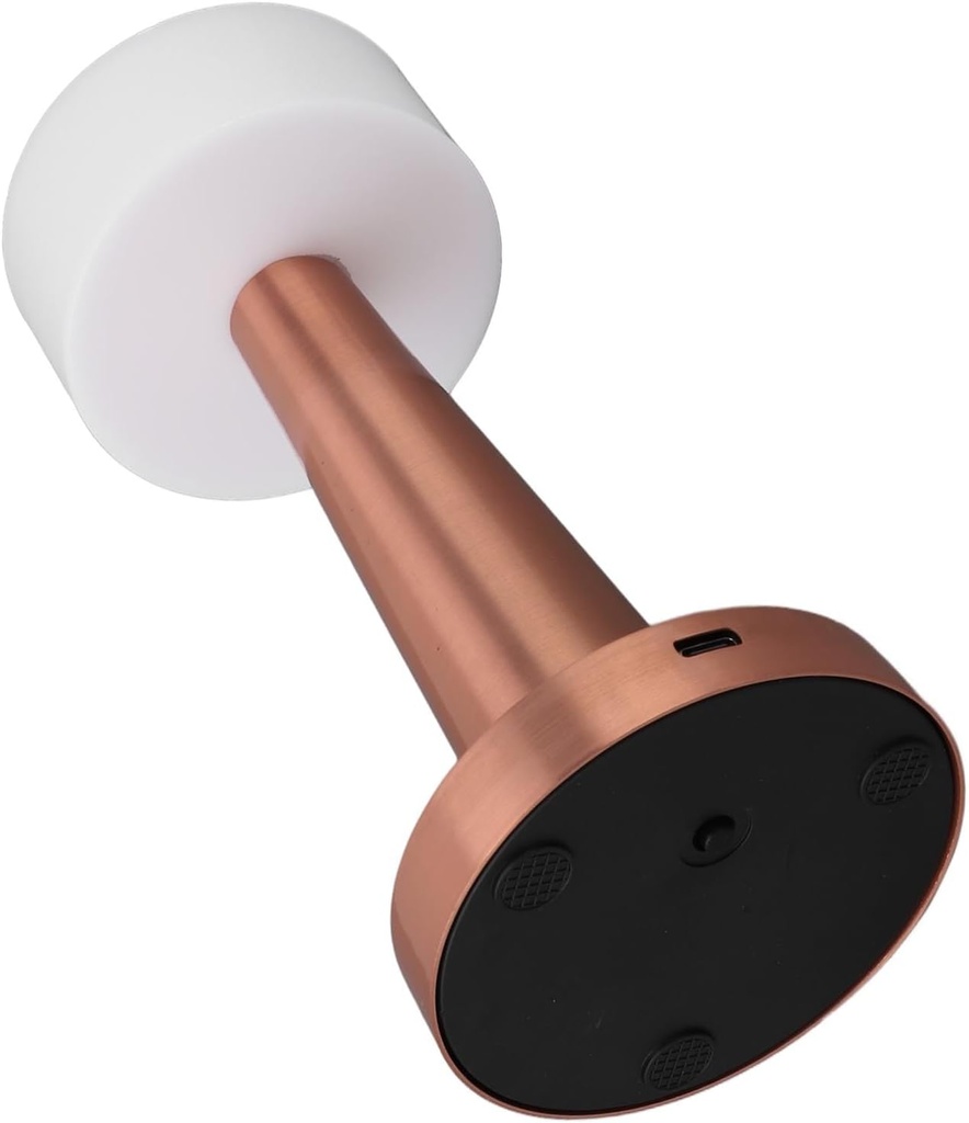 Lampe de Table Sans Fil Rechargeable Tactile Bronze 21X9cm 